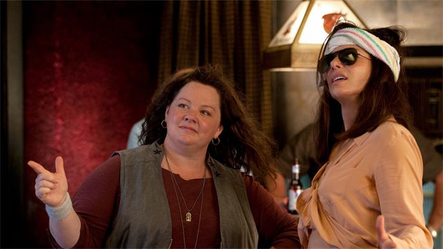 image of Melissa McCarthy and Sandra Bullock in The Heat