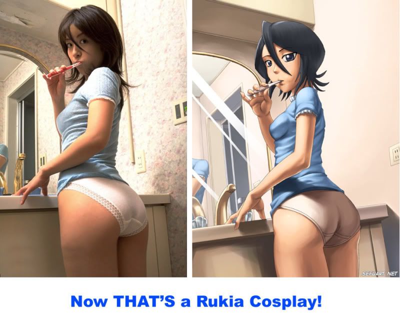 rukia cosplay hot