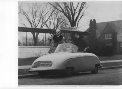 small hydrolic drive sports car 1947