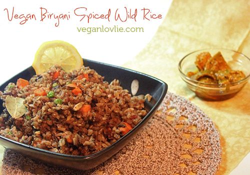 Vegan Biryani Spiced Wild Rice