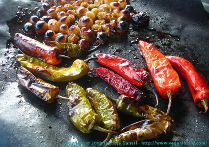 grilled chilies,enchiladas,daring cook challenge