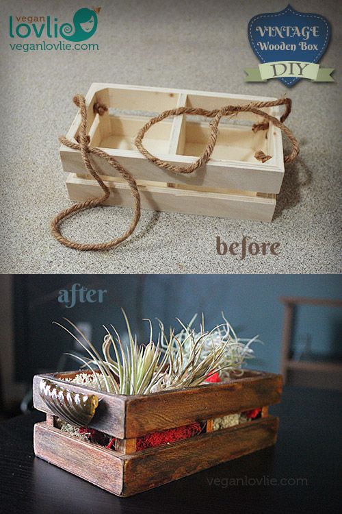 DIY Vintage Wooden Box