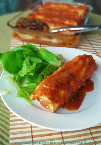 vegan enchiladas