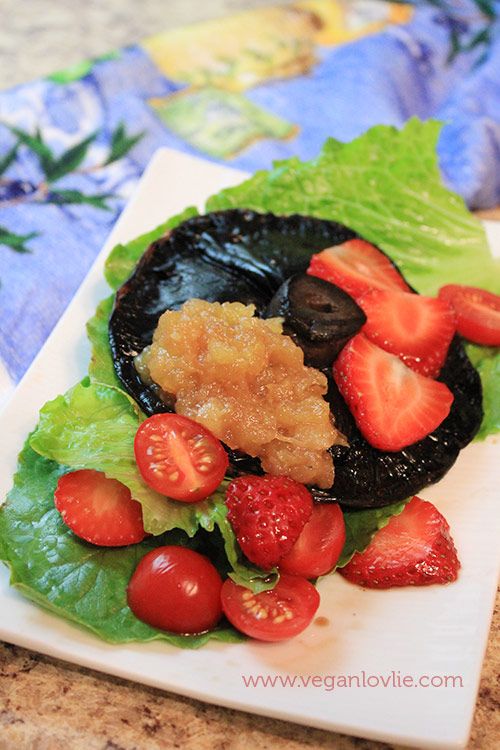 Strawberry, Portobello Salad