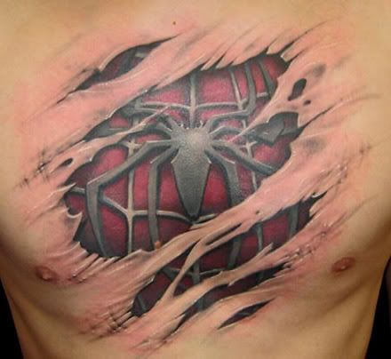 I at least admire them for getting old-school Spider-Man tattoos, 