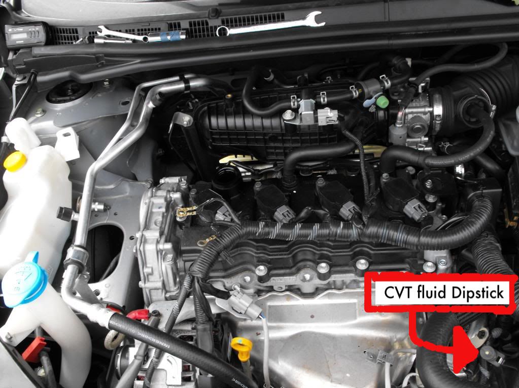 2009 Nissan versa cvt transmission fluid change #1