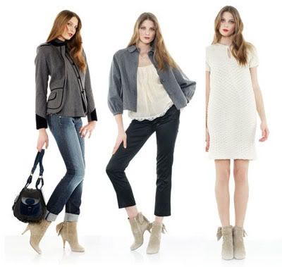 ankle boots with skinny jeans. (left); With skinny jeans- I