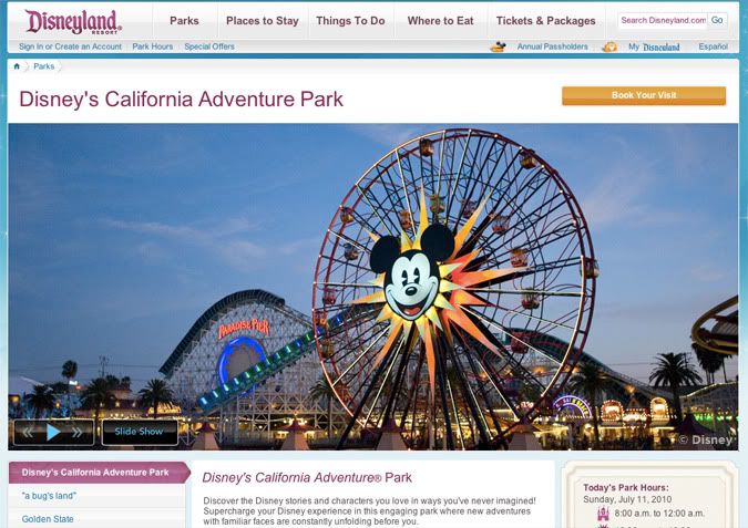 disneyland california adventure park map. California Adventure map