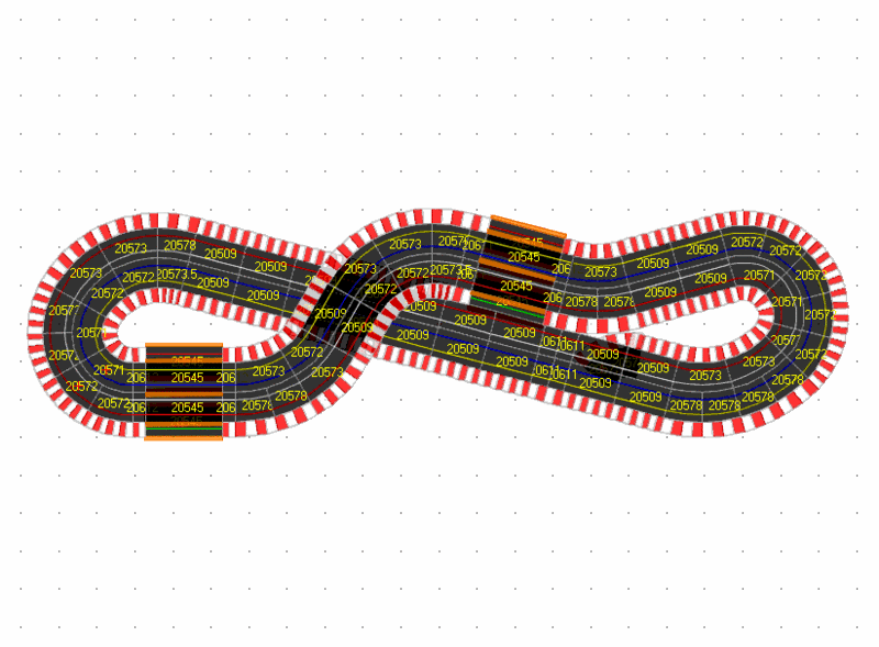 ninco 4 lane track layouts