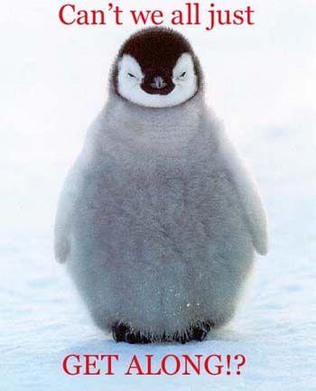 pinguin trist