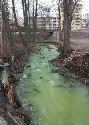 polluted river