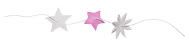 Tiny Three Hearts Pink Divider