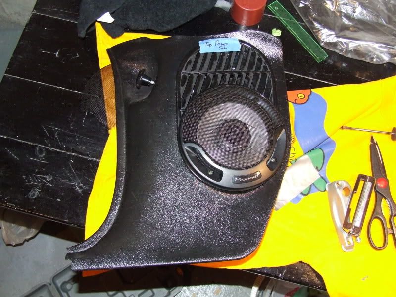 Making fresh air vents into speaker boxes...