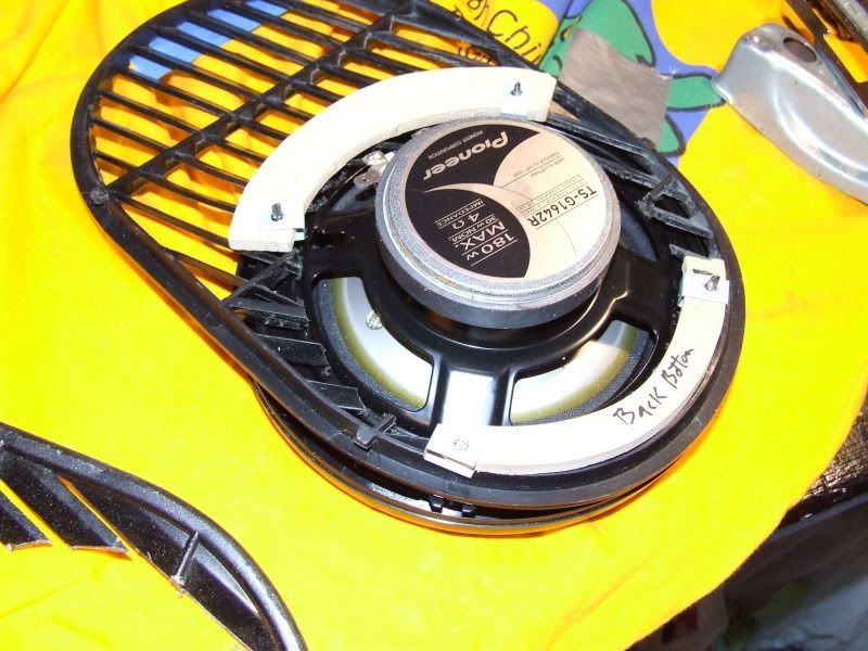 Making fresh air vents into speaker boxes...