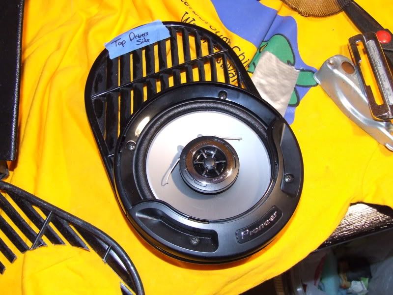 Making fresh air vents into speaker boxes...