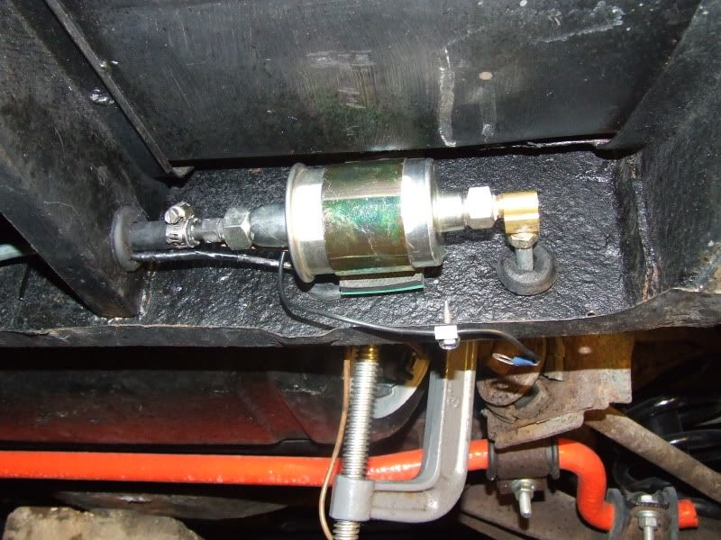 Finished my electric fuel pump install, what do you think? Corvair Center Forum
