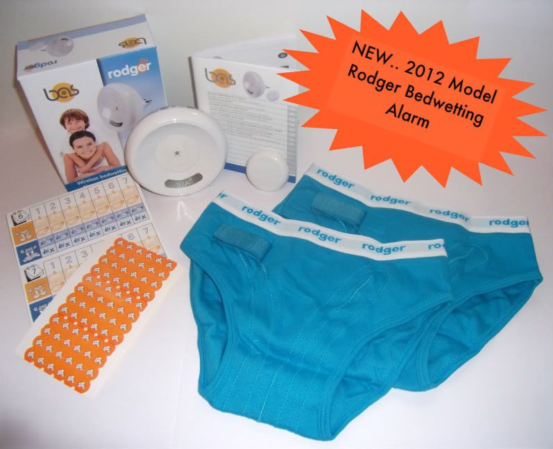 NEW! Rodger WIRELESS 8 tone Bedwetting / Bed Wetting Alarm Complete System