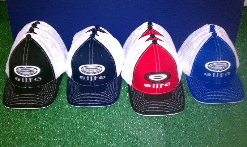 elite softball hats