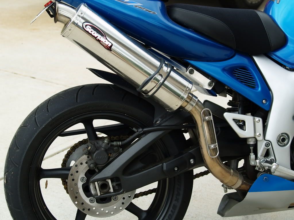 Have you seen an SV with an R6 swing arm?? Suzuki SV650 Riders Forum