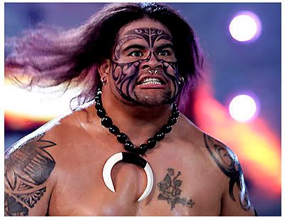 WWE Umaga - Maori Tattoo
