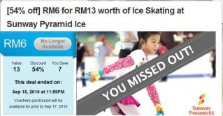 [54% off] RM6 for RM13 worth of Ice Skating at Sunway Pyramid Ice