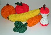 Crochet pumpkin and food patterns