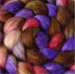 *Chocolate Berries* 4 oz Merino Superwash/SeaCell