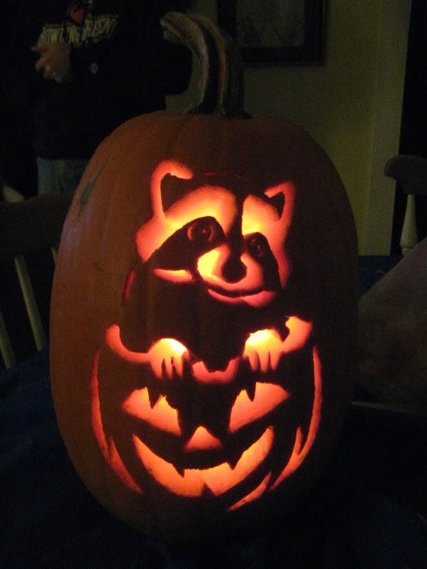 My second carved pumpkin!