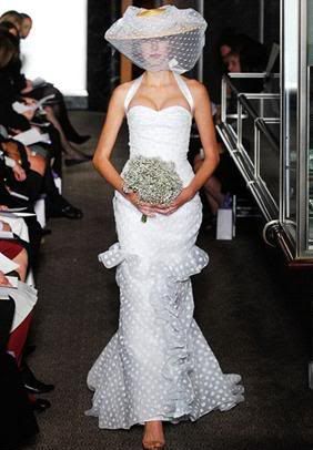 Carolina Herrera, sophisticated wedding dress design