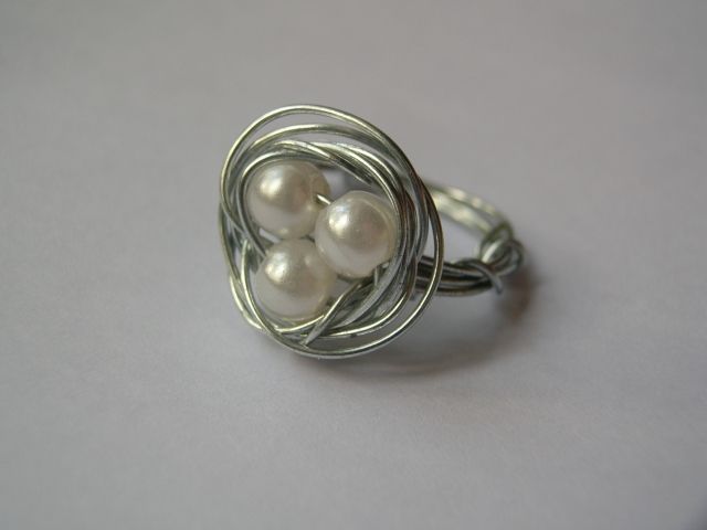 silverwhite ring