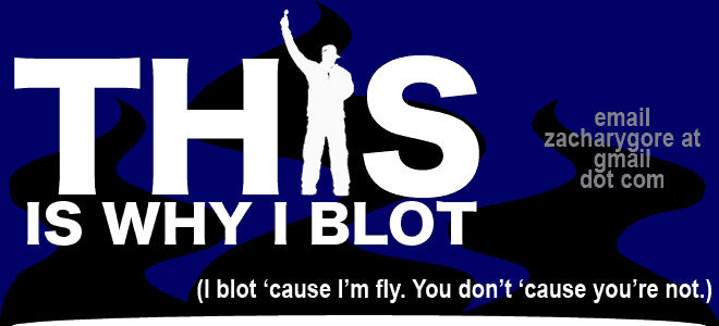 This is why I blot...