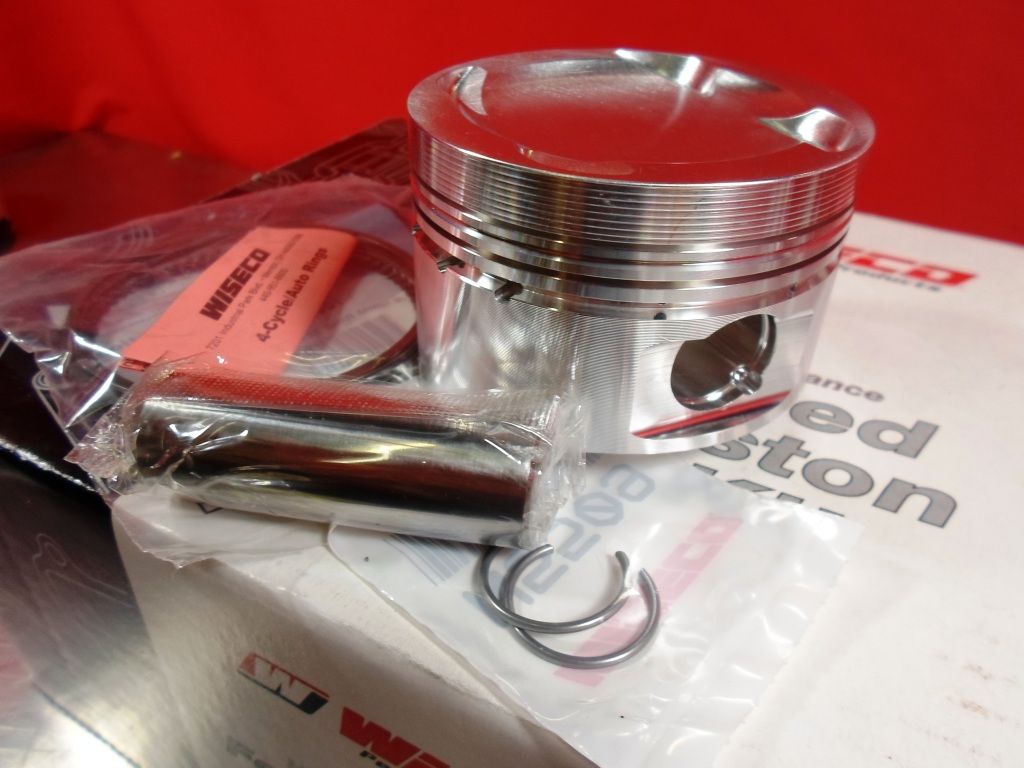 Wiseco Forged Pistons Mazda Miata 323 GTX 1.6l B6 B6T B6ZE Turbo 78.5mm ...