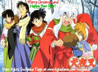 Christmas E-Card based on Inuyasha