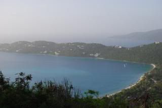 At the top of St. Thomas overlooking Maegan's Bay