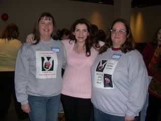 Me, Stephenie Meyer, and Kim at Stephenie\'s request at the \"I Love Edward Cullen\" Party
