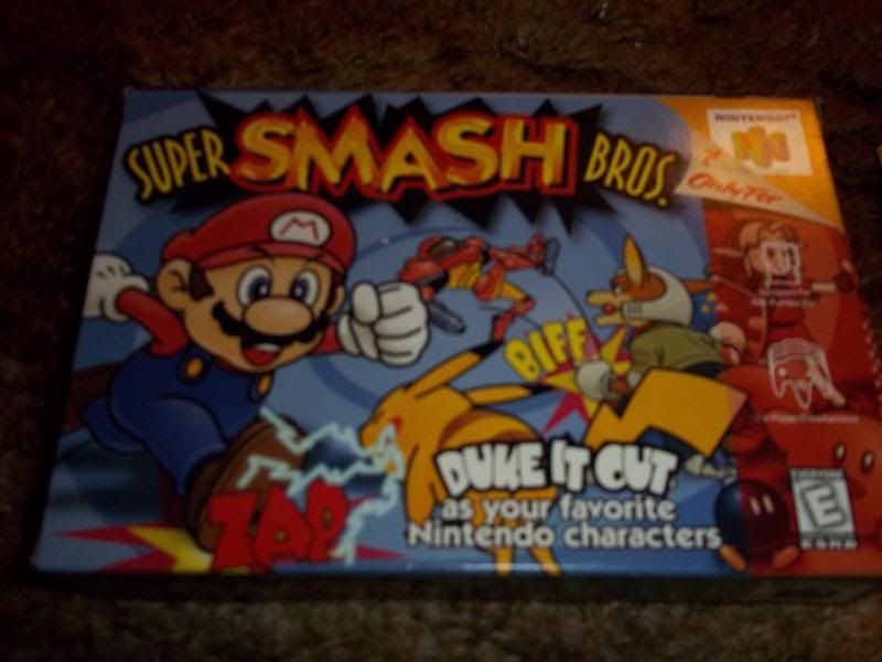 NA » Box and Manual for Super Smash Bros. N64