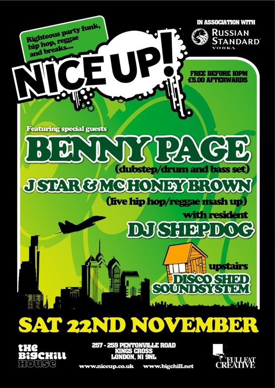 Nice UP! flyer