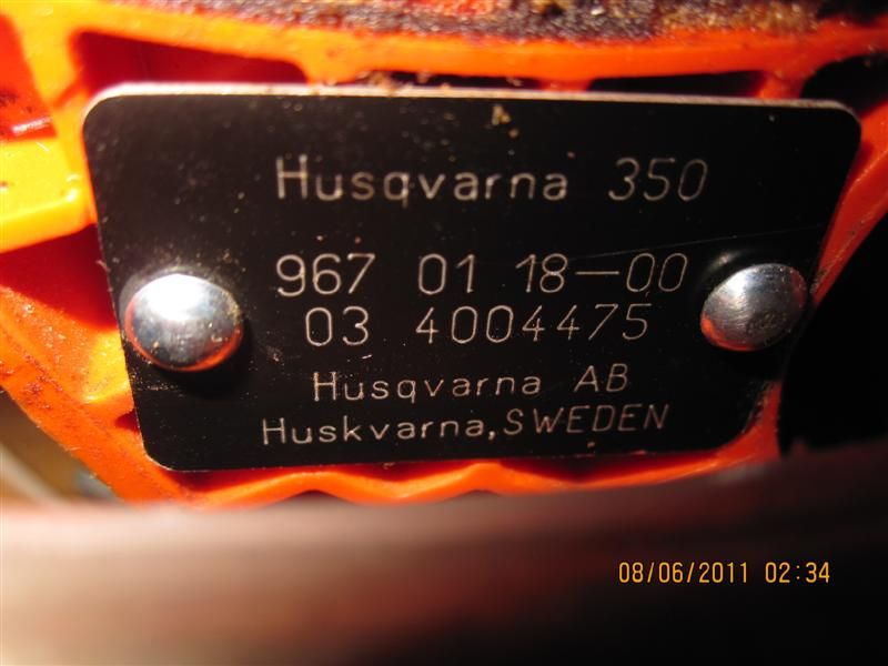 Husqvarna Chainsaw Serial Number