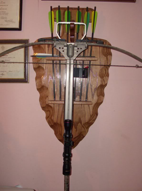 Show off your Homemade wooden bow racks/holders!!!