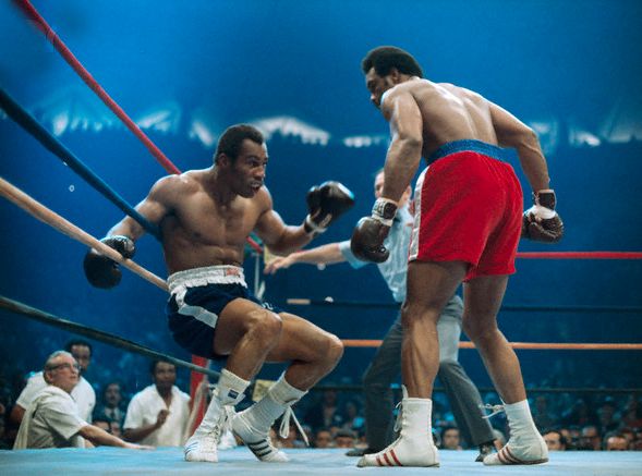 George Foreman Vs Ken Norton A Very Tough Fight George Wins With A