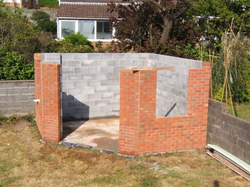 How to build brick garden shed ~ Haddi