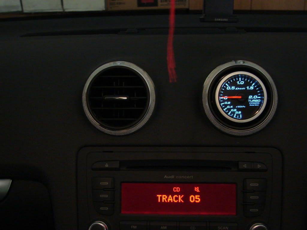 OSIR O pod and DEFI gauge installed.