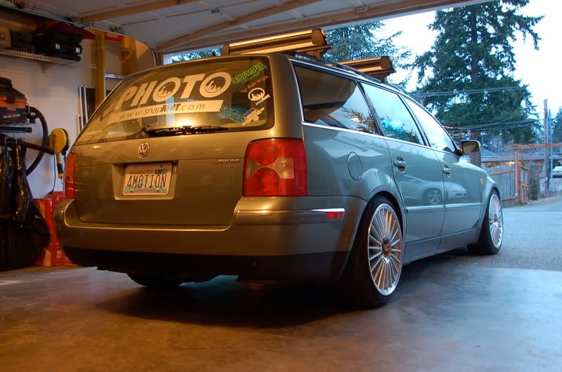 B55 Passat with some AMG wheels
