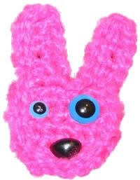 Crocheted bunny - photo by ellipse