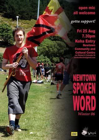 Newtown spoken word - flier