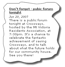 pubic forum tonight