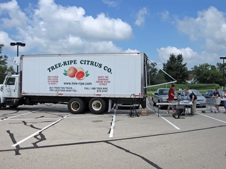 The Freestone peach truck cometh