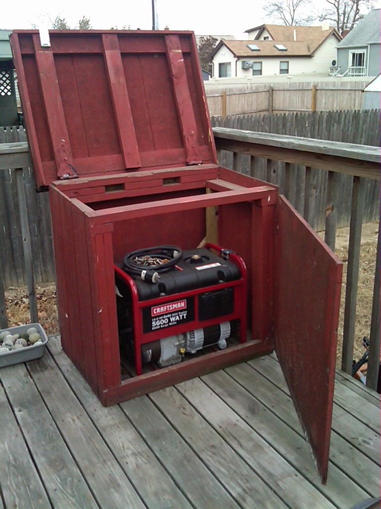 portable generator---venting exhaust outside - Survivalist Forum