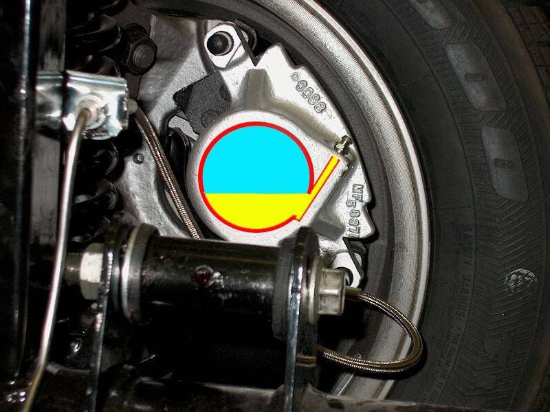 Brake Caliper Installation Tip Bleeder Position