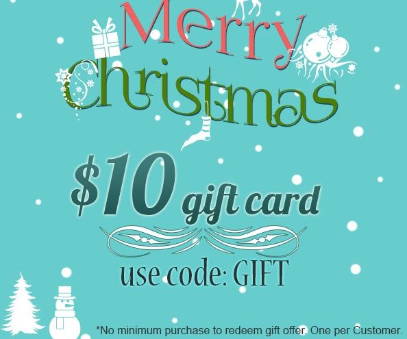 Lace Affair holiday banner, Christmas gift, ten dollars off, $10 voucher